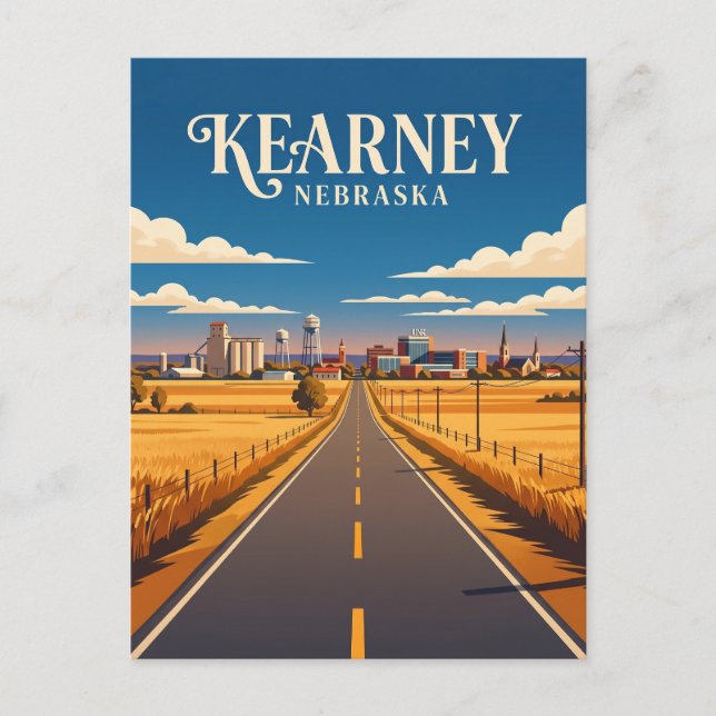 Cartão Postal Kearney EUA (Frente)