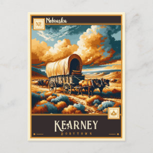 Cartão Postal Kearney, Nebraska Vintage