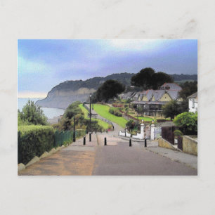 Cartão Postal Keats Green, Shanklin, Ilha de Wight, Inglaterra