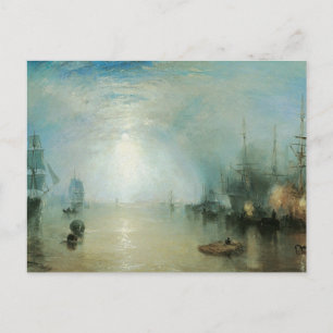 Cartão Postal Keelmen Heaving Coals, Luar por Joseph Turner