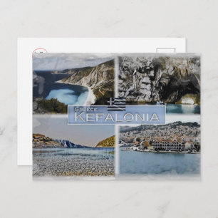 Cartão Postal Kefalonia - Grécia -
