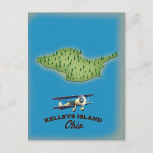 Cartão Postal Kelleys Island Ohio