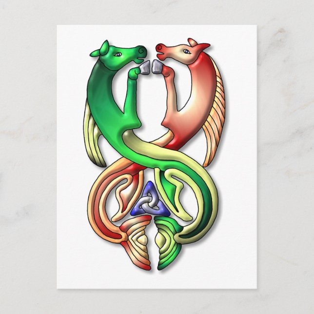 Cartão Postal Kelpie Colors (Frente)