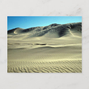 Cartão Postal Kelso Dunes, perto do Vale da Morte, Califórnia,