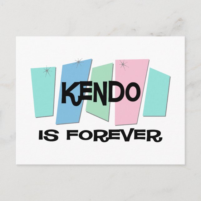 Cartão Postal Kendo é para sempre (Frente)