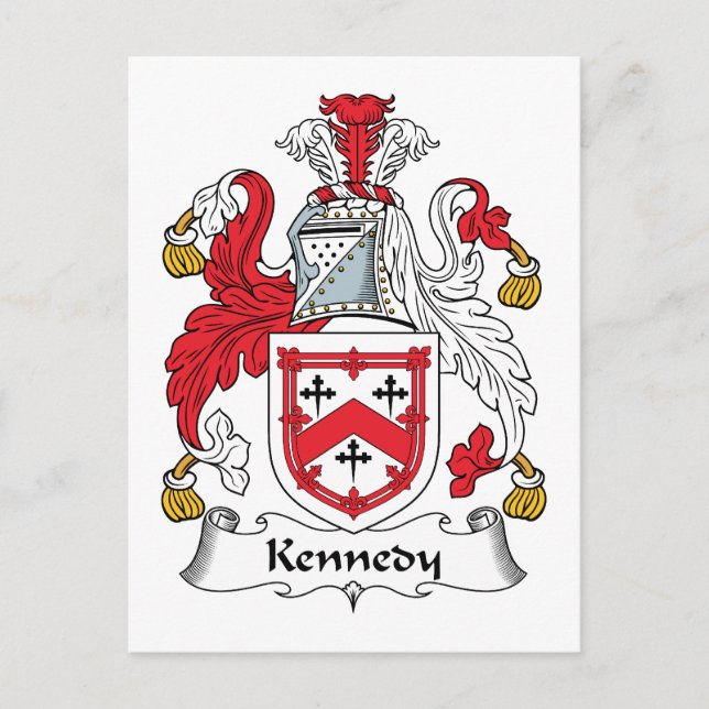 Cartão Postal Kennedy Family Crest (Frente)