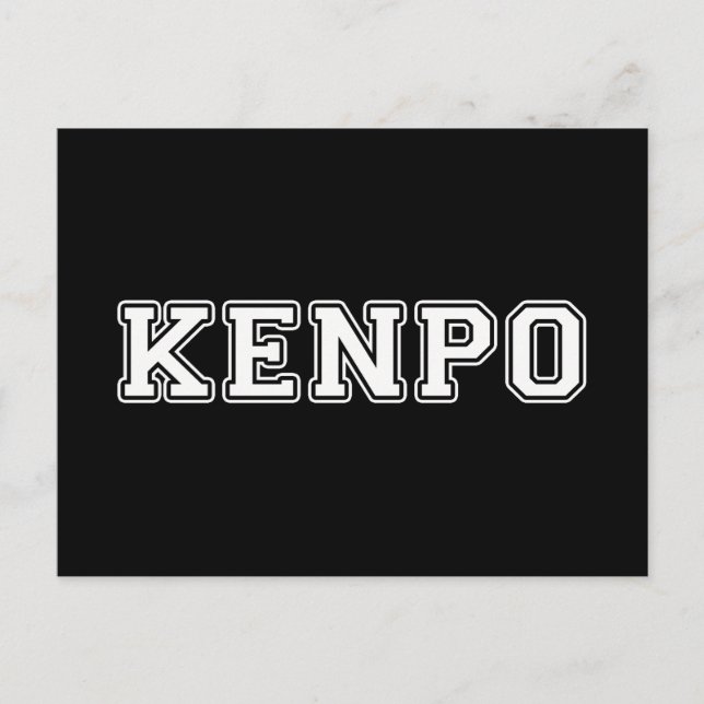 Cartão Postal Kenpo (Frente)