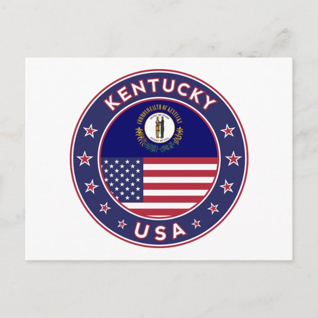 Cartão Postal Kentucky (Frente)