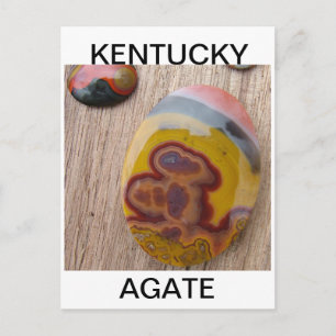 Cartão Postal Kentucky Agate para galgos
