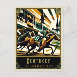Cartão Postal Kentucky | Art Deco