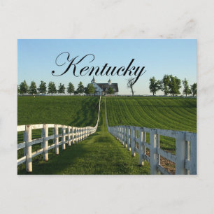 Cartão Postal Kentucky Bluegrass Country
