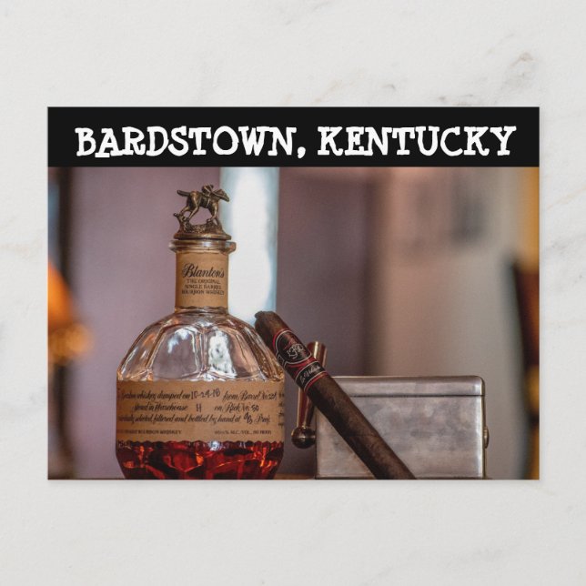 Cartão postal KENTUCKY BOURBON BARDSTOWN (Frente)