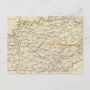 Cartão Postal Kentucky e Tennessee