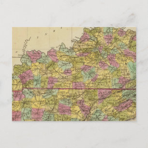 Cartão Postal Kentucky E Tennessee