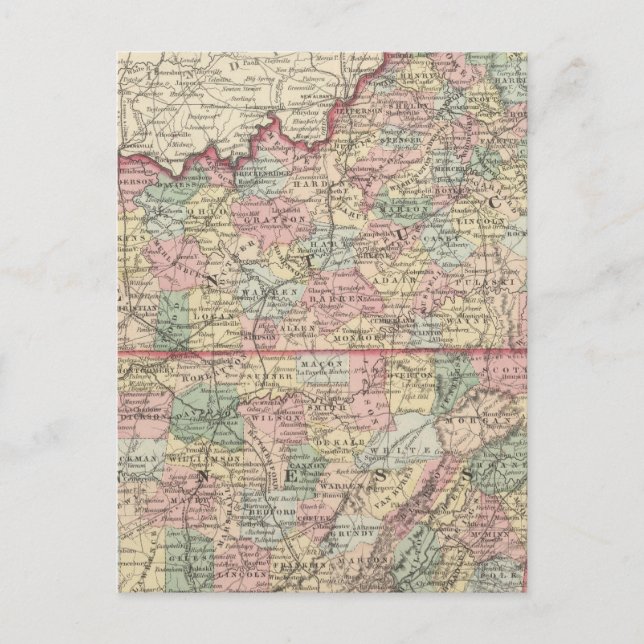 Cartão Postal Kentucky e Tennessee 2 (Frente)