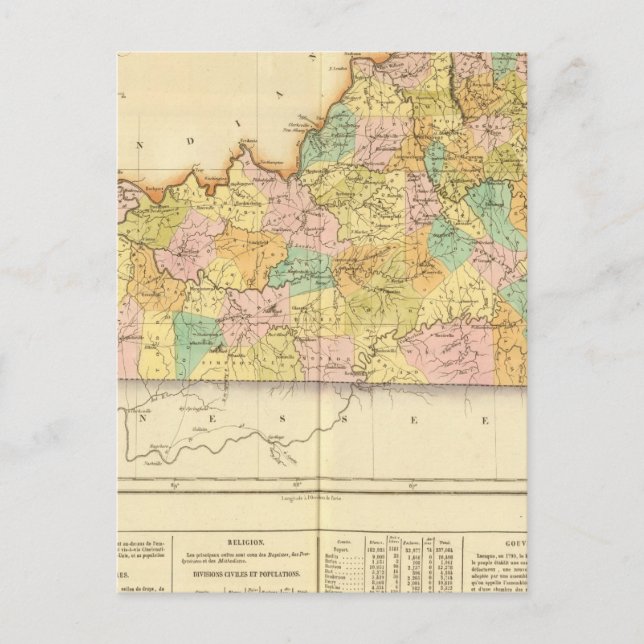 Cartão Postal Kentucky EUA (Frente)