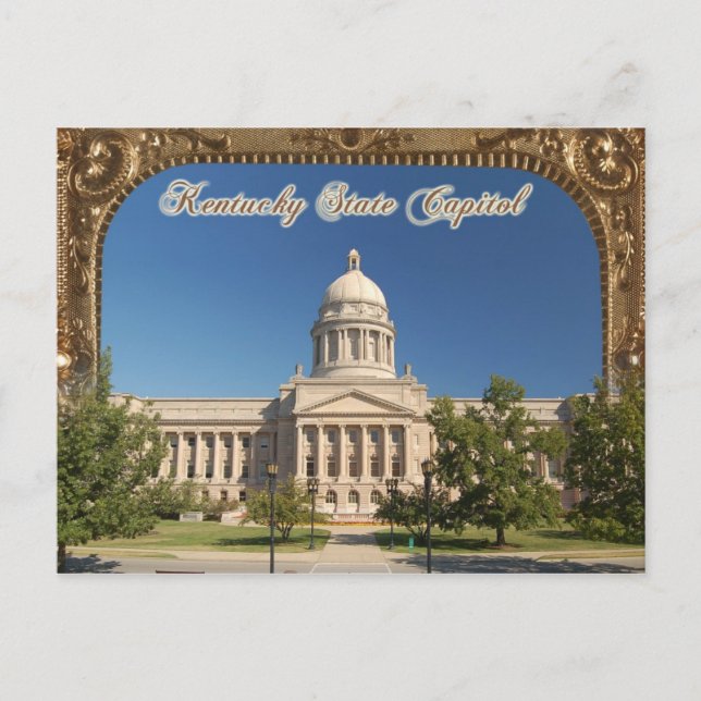 Cartão Postal Kentucky State Capitol Building, Franfort, KY (Frente)