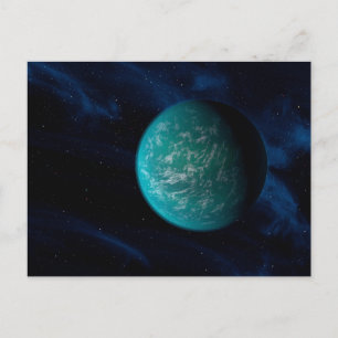 Cartão Postal Kepler 22b, Um Planeta Extrasolar.