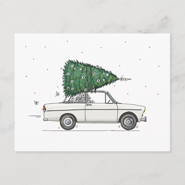 Cartão Postal Kerstkaart Daf 66 (Frente)