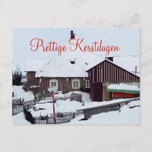 Cartão Postal Kerstkaart Prettige Kerstdagen