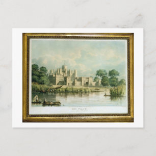 Cartão Postal Kew Palace visto de Brentford, gravado por Tho