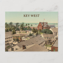 Cartão Postal Key West 1900 Historic Color Photo