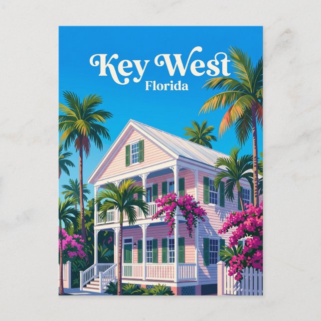 Cartão Postal Key West EUA (Frente)
