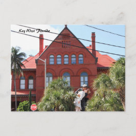 Cartão Postal Key West Florida, Sailor beijando enfermeira WWII