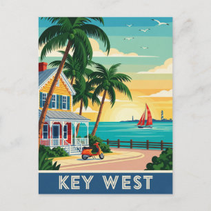Cartão Postal Key West Florida Viagem
