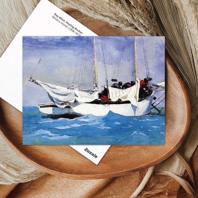 Cartão Postal Key West Hauling Anchor Homer (Criador carregado)