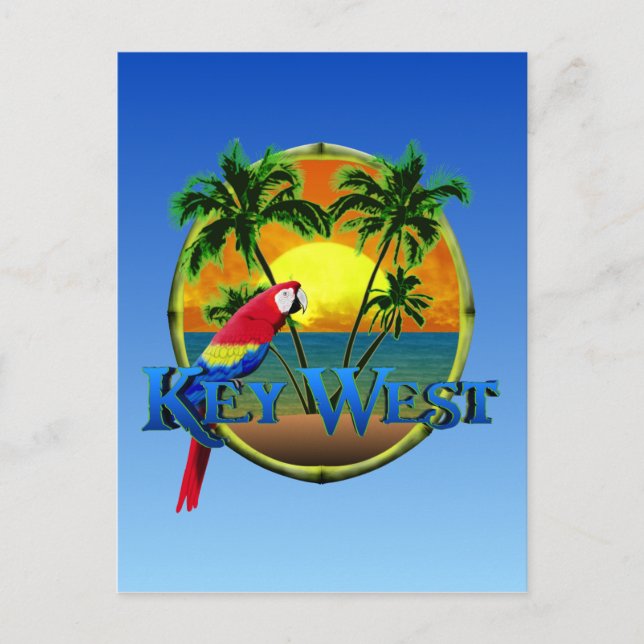 Cartão Postal Key West Sunset (Frente)
