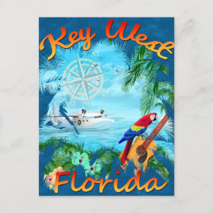 Cartão Postal Key West Trop Rock Music