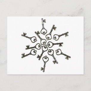 Cartão Postal KeysSuccessStarBurst0328093