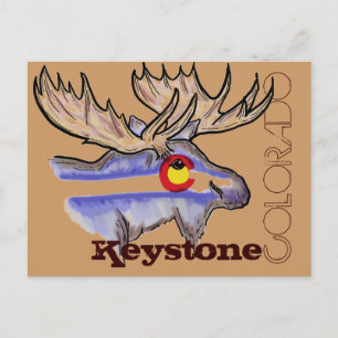 Cartão postal Keystone Colorado elk