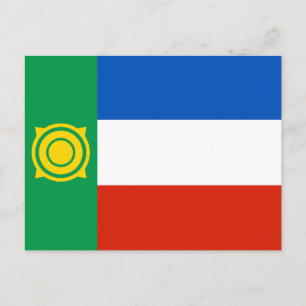 Cartão Postal Khakassia Flag