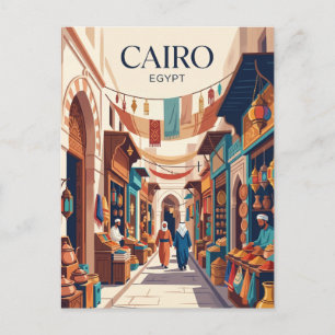 Cartão Postal Khan el-Khalili Egito