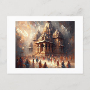 Cartão Postal Khanjuraho Temple India,