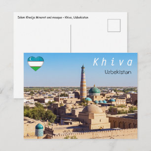 Cartão Postal Khiva - Uzbequistão