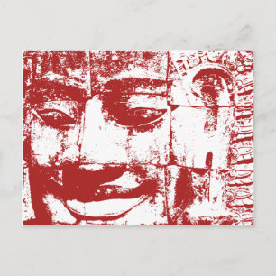 Cartão Postal Khmer Stone Face ... Bayon Temple, Camboja