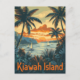 Cartão Postal Kiawah Island Vintage