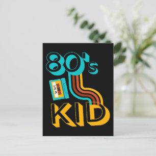 Cartão Postal KID anos 80 - AMANTES DE CASSETTE