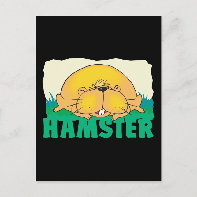 Cartão Postal Kid Friendly Hamster (Frente)