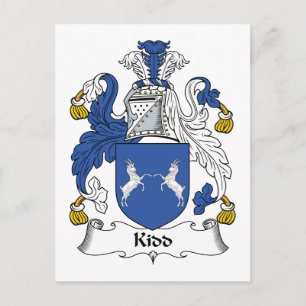 Cartão Postal Kidd Family Crest