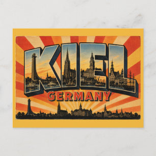 Cartão Postal Kiel Alemanha Memorial Laboe