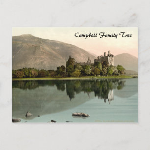 Cartão Postal Kilchurn Castle, Argyll and Bute, Escócia
