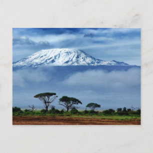 Cartão Postal Kilimanjaro Quênia