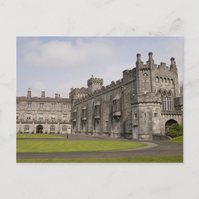 Cartão Postal Kilkenny Castle, County Kilkenny, Irlanda. (Frente)