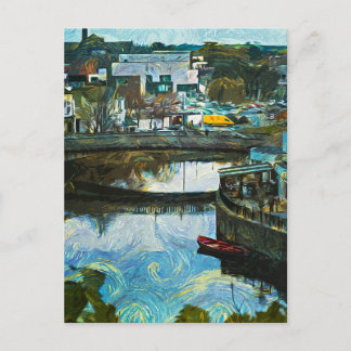 Cartão Postal Kilkenny, Irlanda A Supervisionar o rio Nore