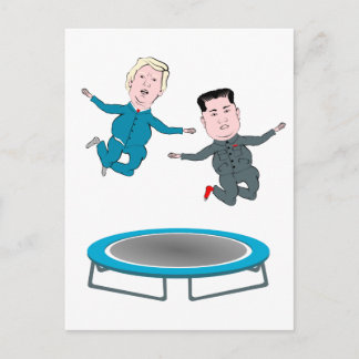 Cartão Postal Kim Jong Un e o Presidente Trump