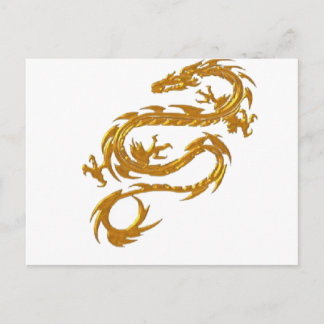 Cartão Postal Kin ryu Dragon Japonês